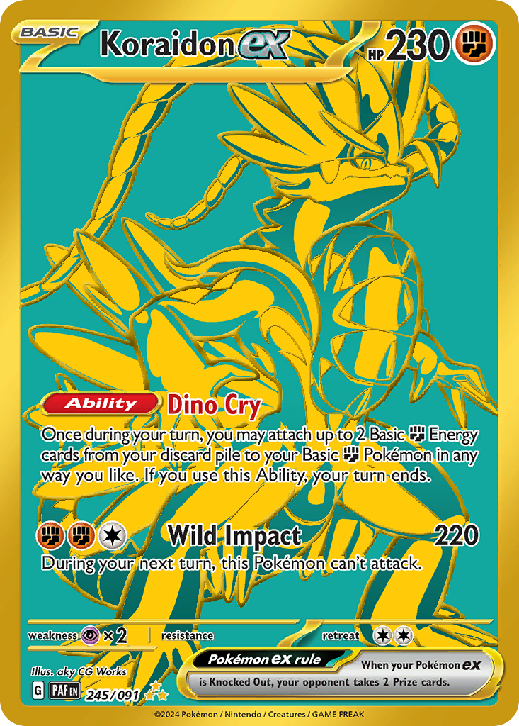 Koraidon ex - 245/091 (Foil) Near Mint_Foil