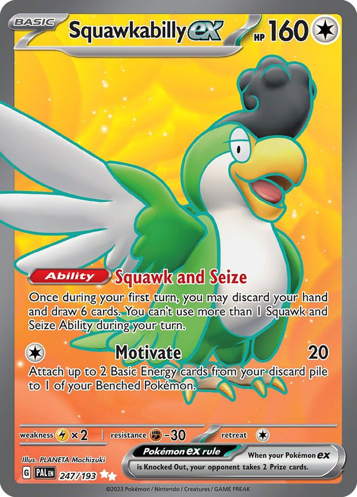 Squawkabilly ex - 247/193 (Foil) Near Mint_Foil