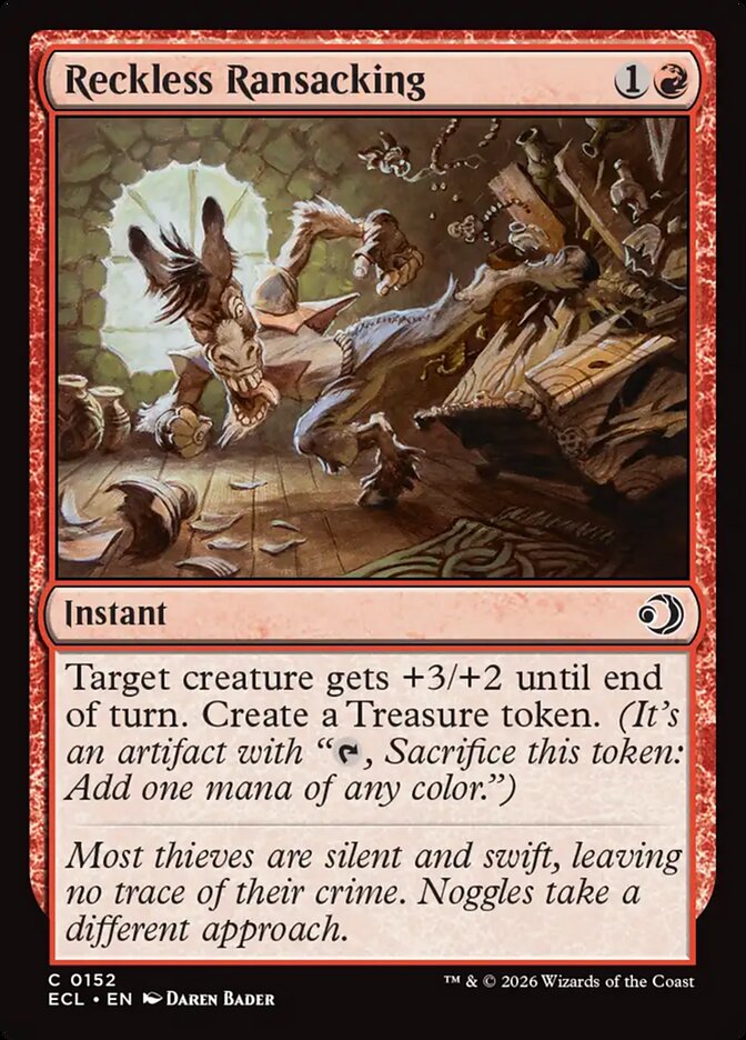 Reckless Ransacking - 152 (Foil)
