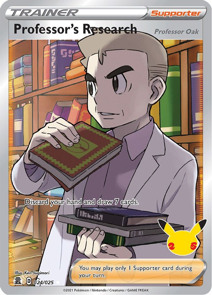 Professor's Research (Full Art) - 024/025 (Holo)