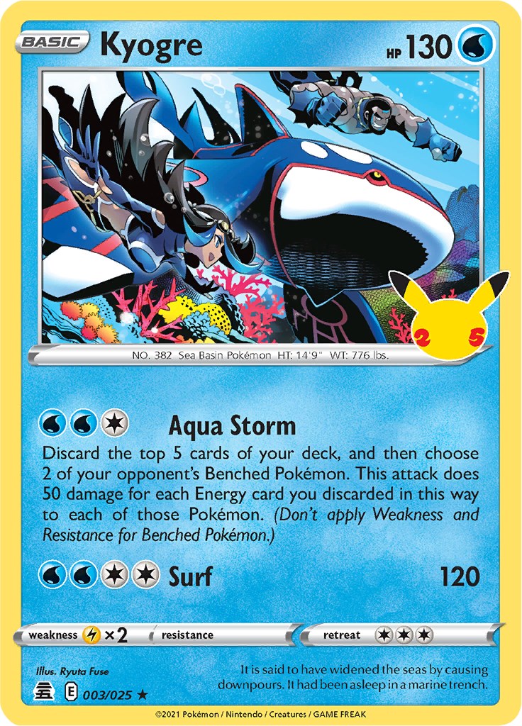 Kyogre - 003/025 (Holo)