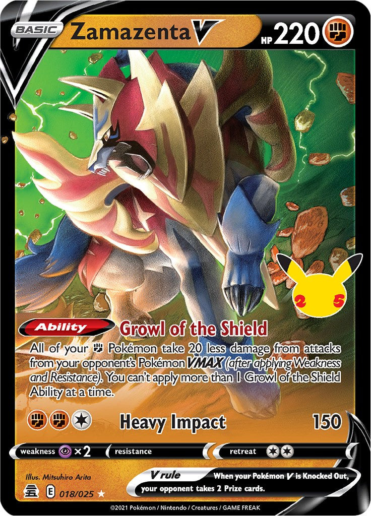 Zamazenta V - 018/025 (Holo)