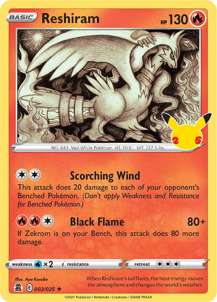 Reshiram - 002/025 (Holo)