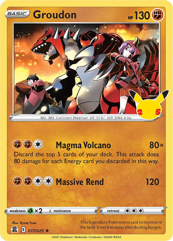 Groudon - 017/025 (Holo)