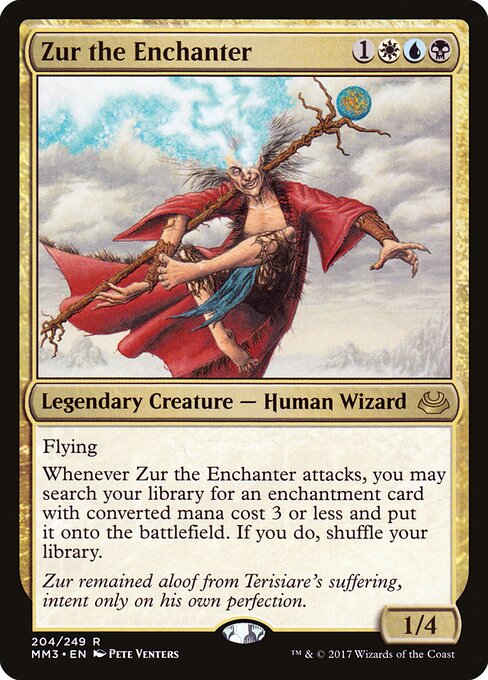 Zur the Enchanter MM3 #204 Non-Foil