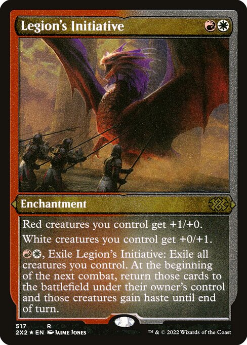 Legion's Initiative 2X2 #517 Etched Foil