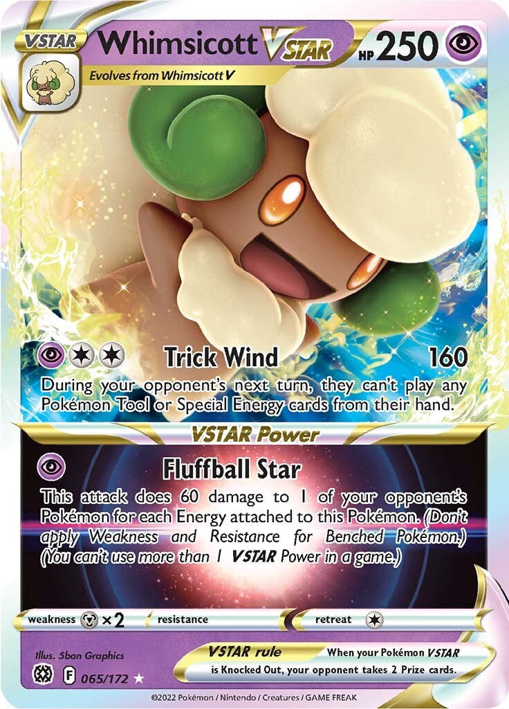 Whimsicott VSTAR - 065/172 (Holo)