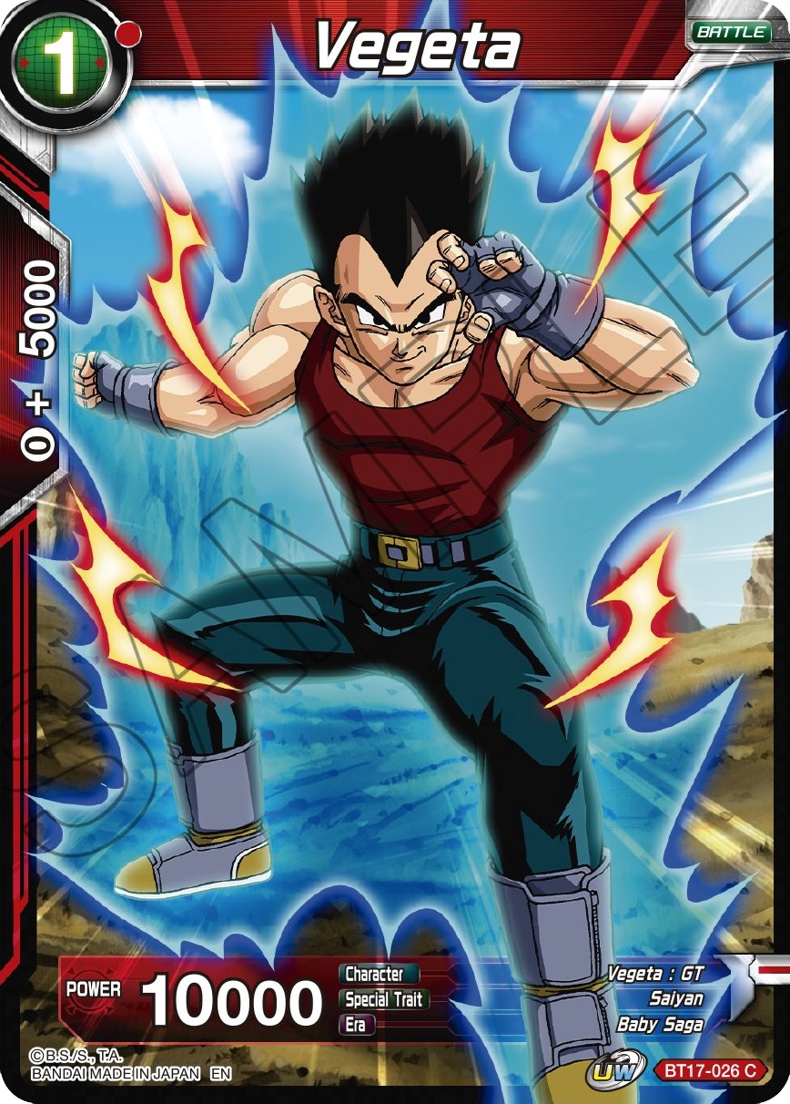 Vegeta - BT17-026 (Normal) Near Mint_Normal