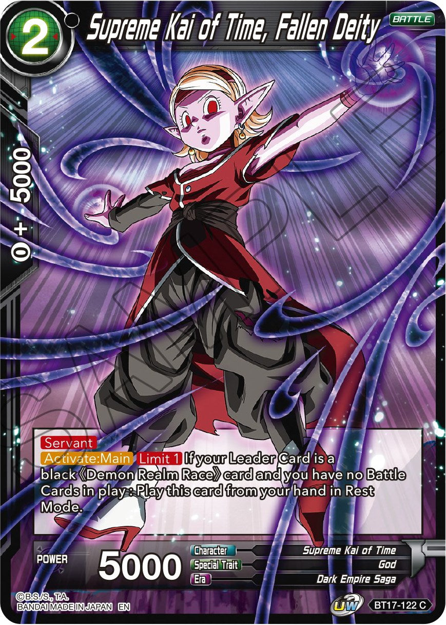 Supreme Kai of Time, Fallen Deity - BT17-122 (Normal) Near Mint_Normal
