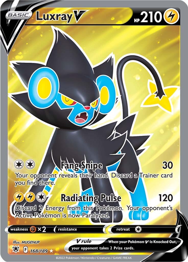 Luxray V (Full Art) - 168/189 (Holo)