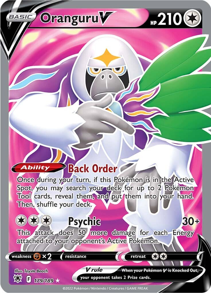 Oranguru V (Full Art) - 179/189 (Holo)