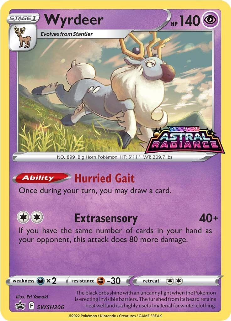 Wyrdeer - SWSH206 - SWSH206 (Holo)