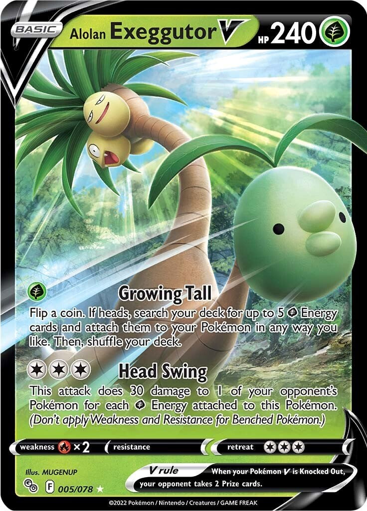 Alolan Exeggutor V - 005/078 (Holo)