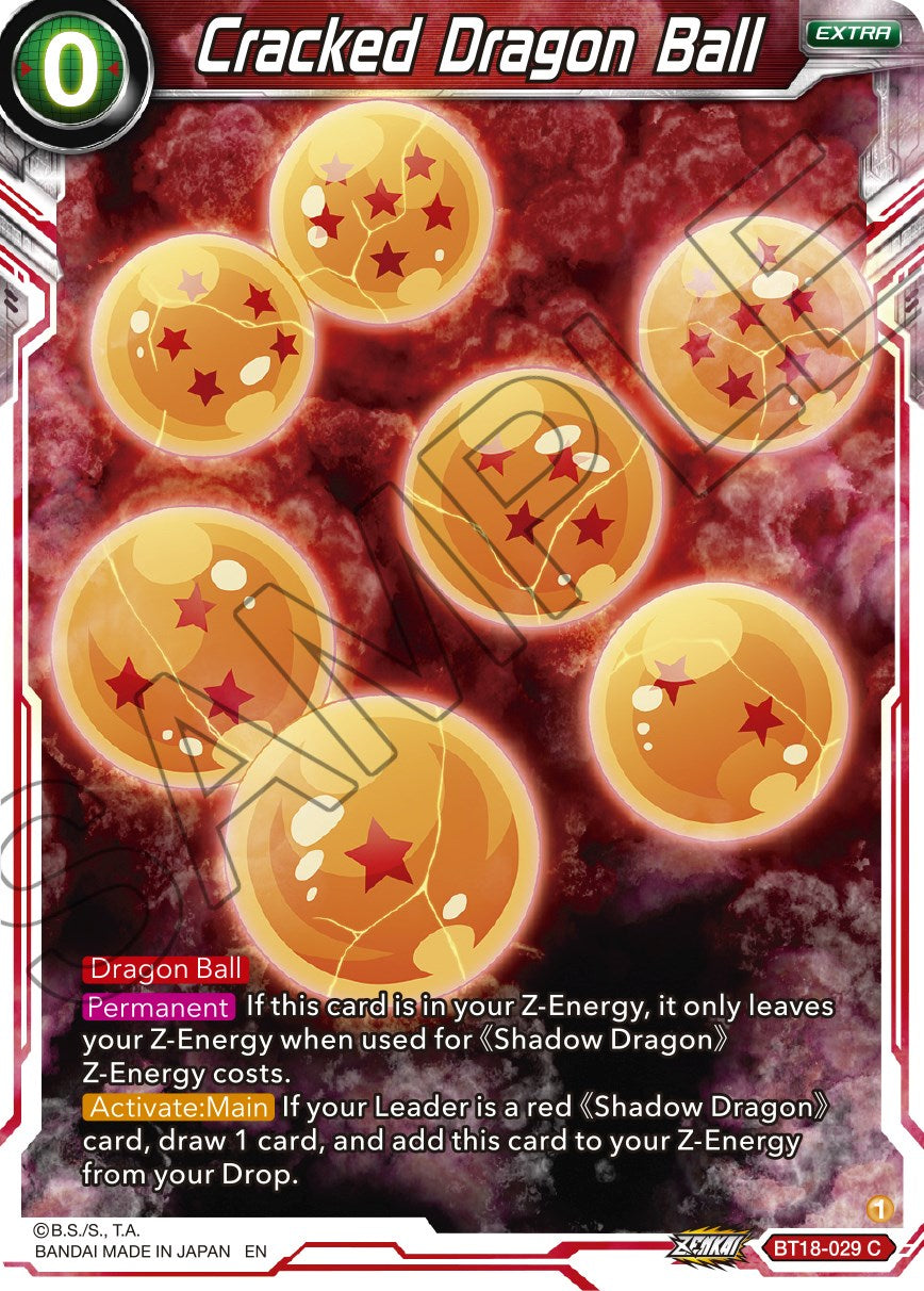 Cracked Dragon Ball - BT18-029 (Normal) Near Mint_Normal