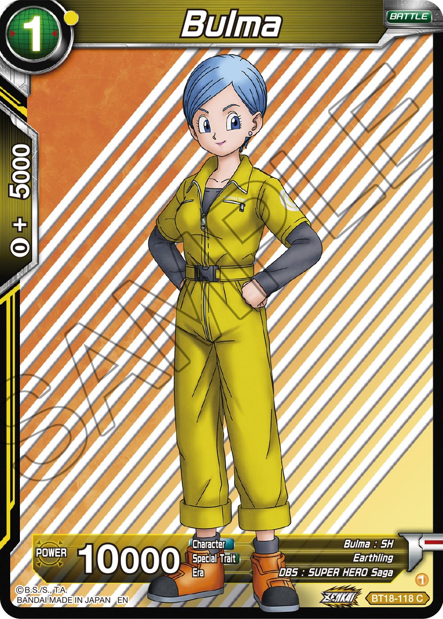 Bulma - BT18-118 (Normal) Near Mint_Normal