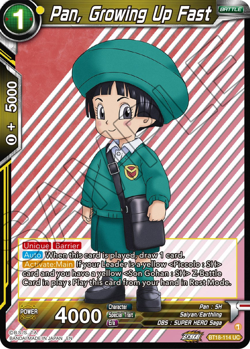 Pan, Growing Up Fast - BT18-114 (Foil) Near Mint_Foil
