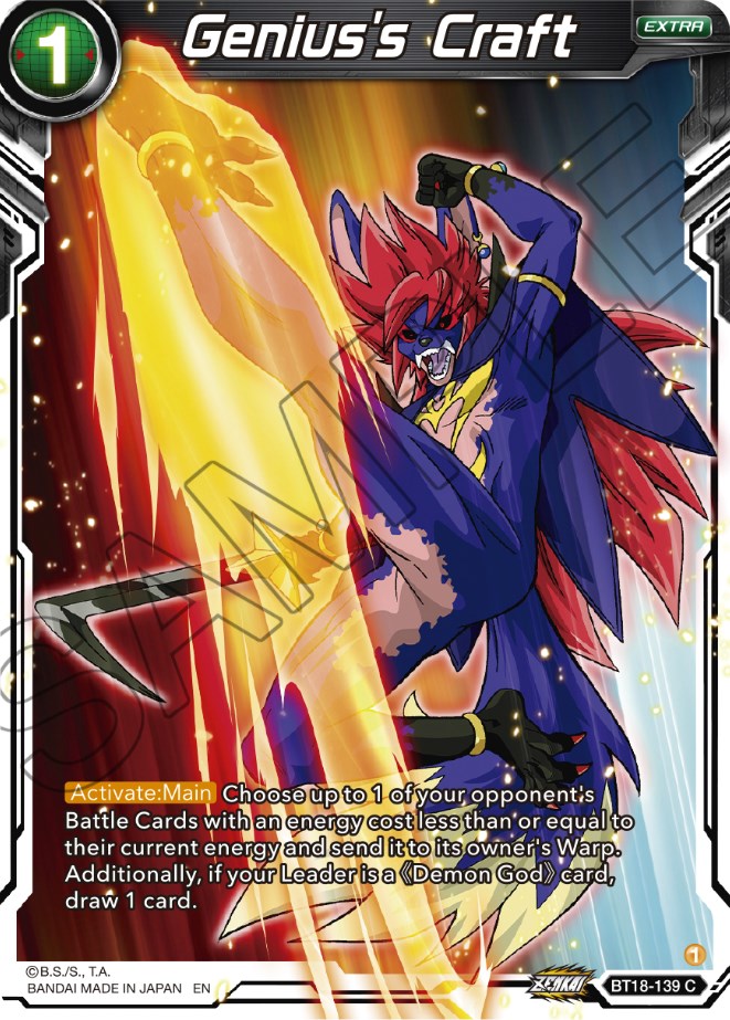 Genius's Craft - BT18-139 (Foil) Near Mint_Foil