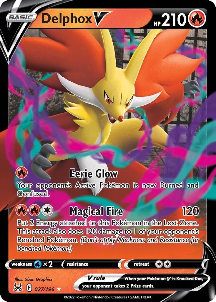 Delphox V - 027/196 (Holo)