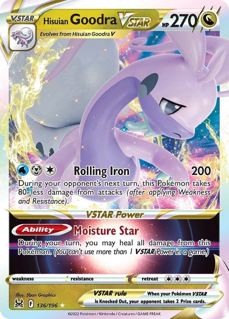 Hisuian Goodra VSTAR - 136/196 (Holo)