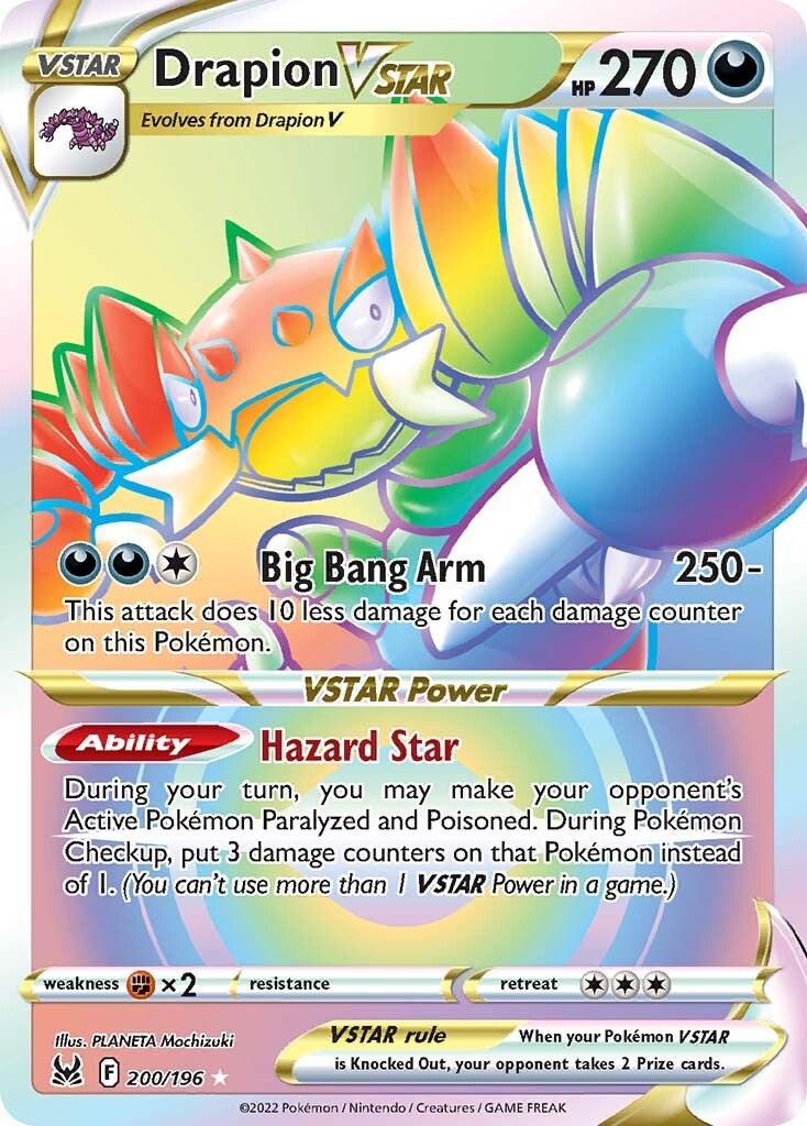 Drapion VSTAR (Secret) - 200/196 (Holo)