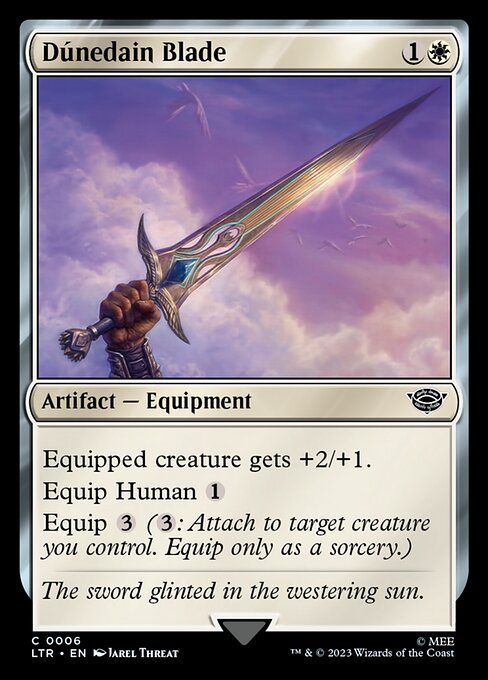 Dúnedain Blade - 6 (Normal) Near Mint_Non-Foil