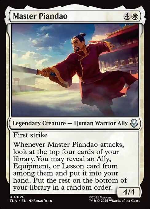 Master Piandao - TLA #28