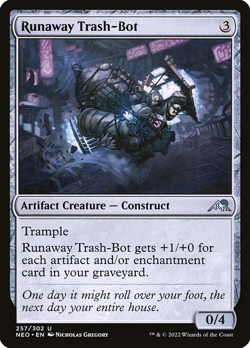 Runaway Trash-Bot NEO #257 Non-Foil