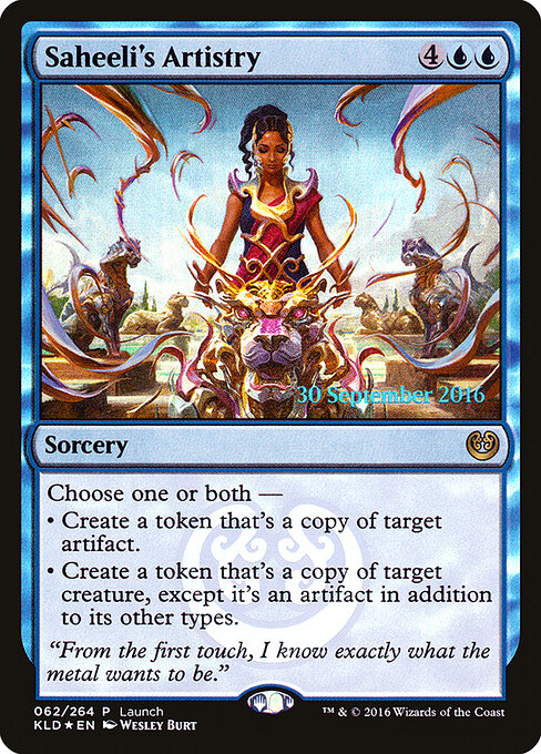 Saheeli's Artistry - PKLD #62 Foil