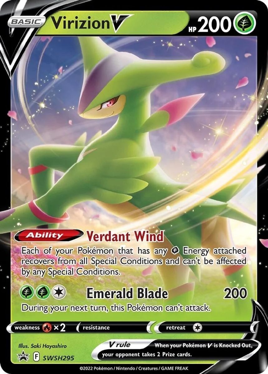 Virizion V - SWSH295 - SWSH295 (Holo)
