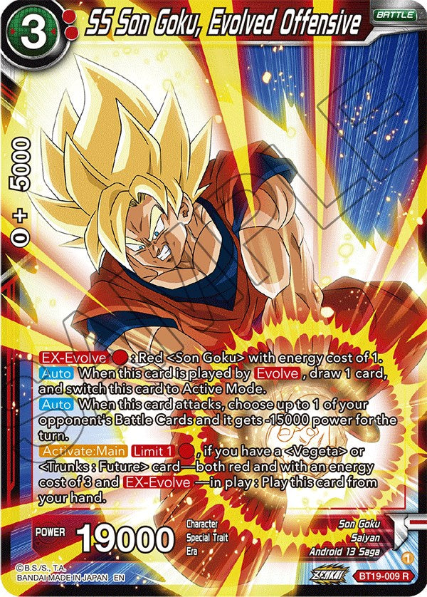 SS Son Goku, Evolved Offensive - BT19-009 (Normal) Near Mint_Normal