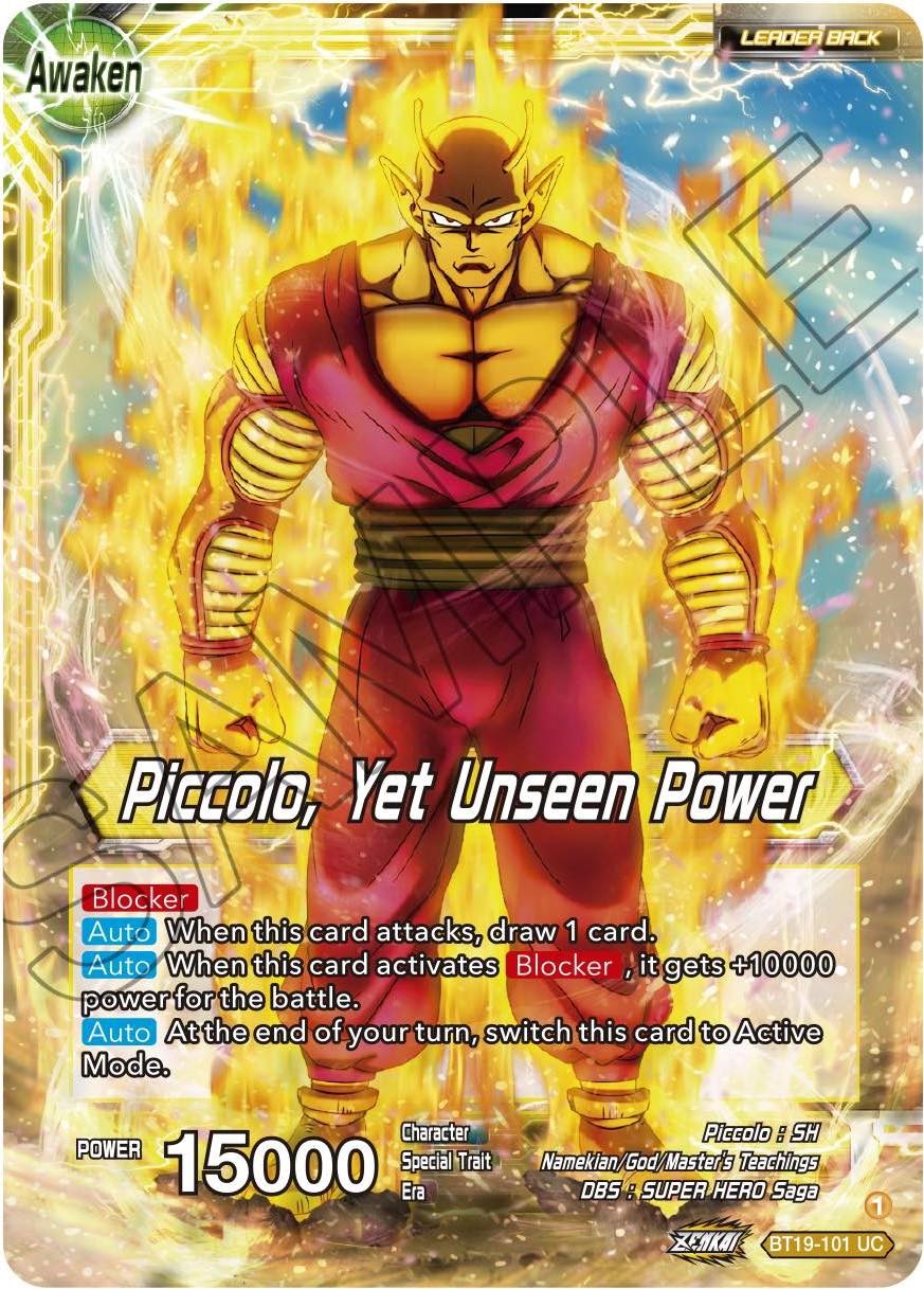 Piccolo // Piccolo, Yet Unseen Power - BT19-101 (Normal) Near Mint_Normal