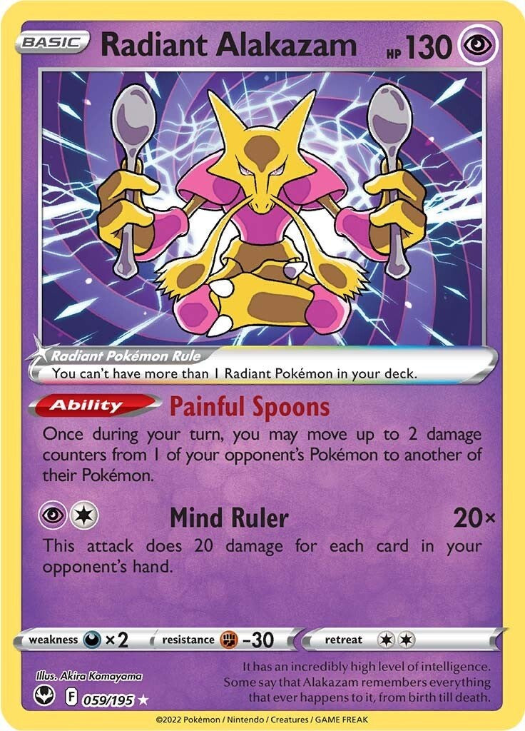Radiant Alakazam - 059/195 (Holo)