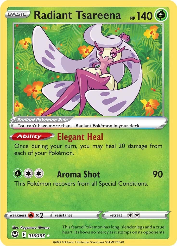 Radiant Tsareena - 016/195 (Holo)
