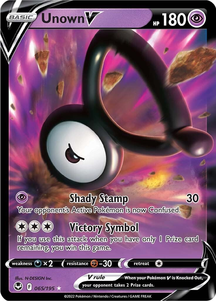 Unown V - 065/195 Holo