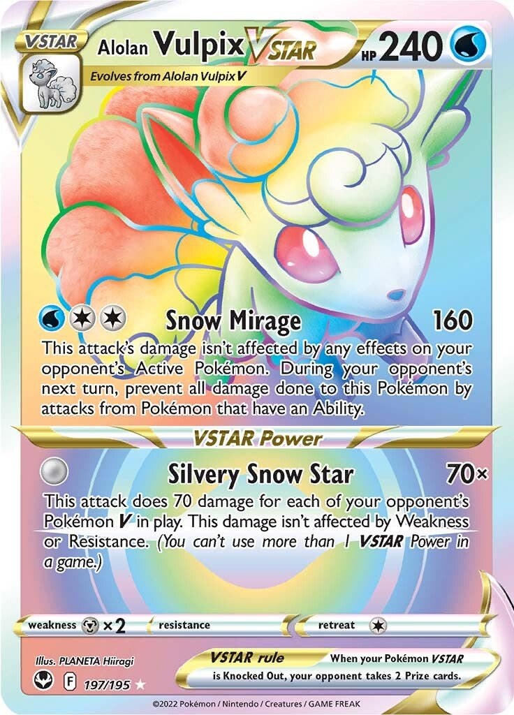 Alolan Vulpix VSTAR (Secret) - 197/195 (Holo)