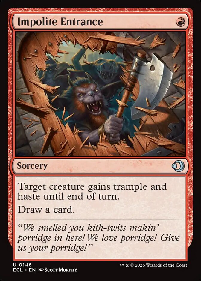 Impolite Entrance - 146 (Foil)