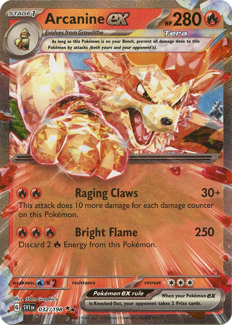 Arcanine ex - 032/198 - 032/198 (Holo)
