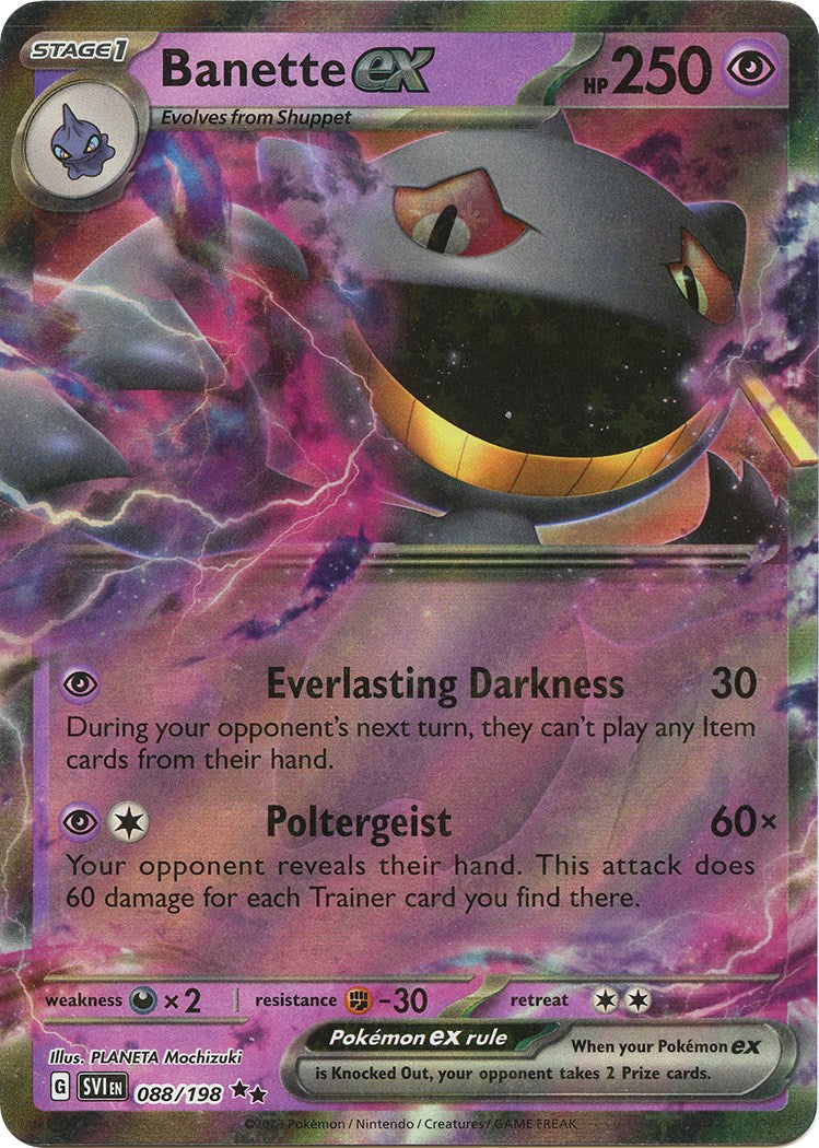 Banette ex - 088/198 - 088/198 (Holo)