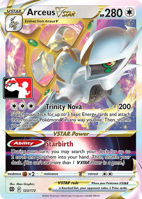Arceus VSTAR - 123/172 (Holo)