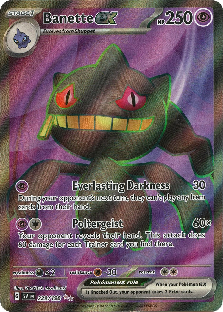 Banette ex - 229/198 - 229/198 (Holo)
