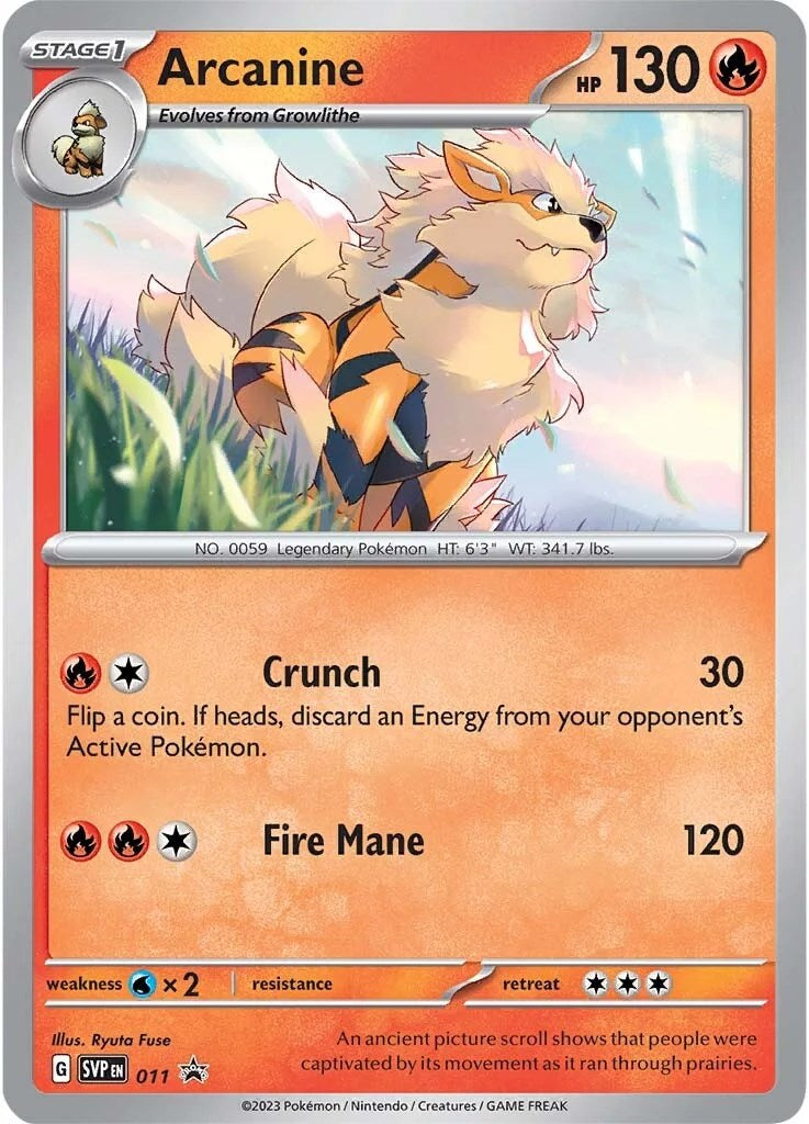 Arcanine - 011 - 11 (Holo)