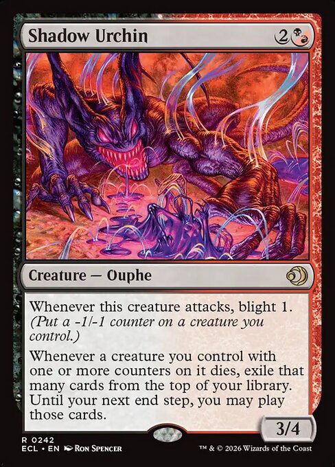 Shadow Urchin ECL #242 Foil