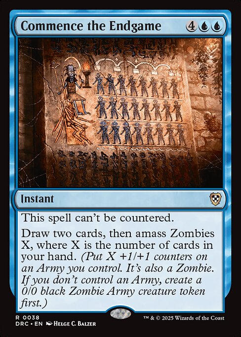 Commence the Endgame DRC #38 Non-Foil