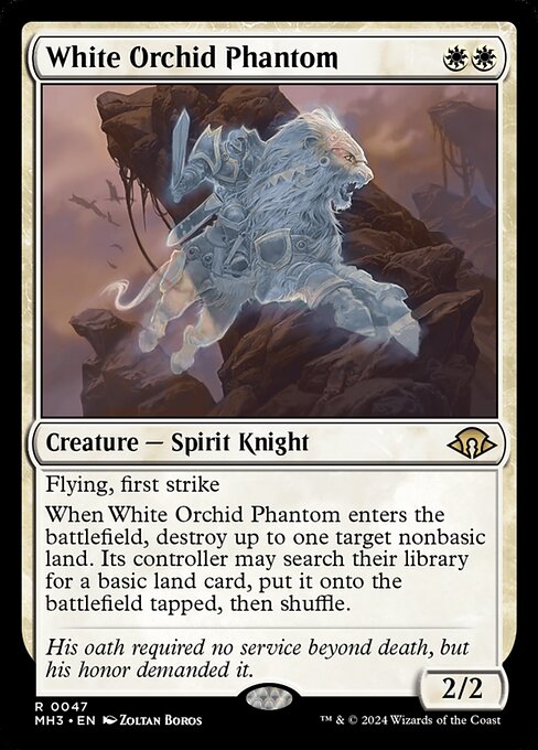 White Orchid Phantom MH3 #47 Non-Foil