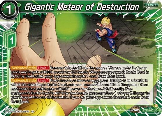 Gigantic Meteor of Destruction - BT22-060 (Foil) Near Mint_Foil