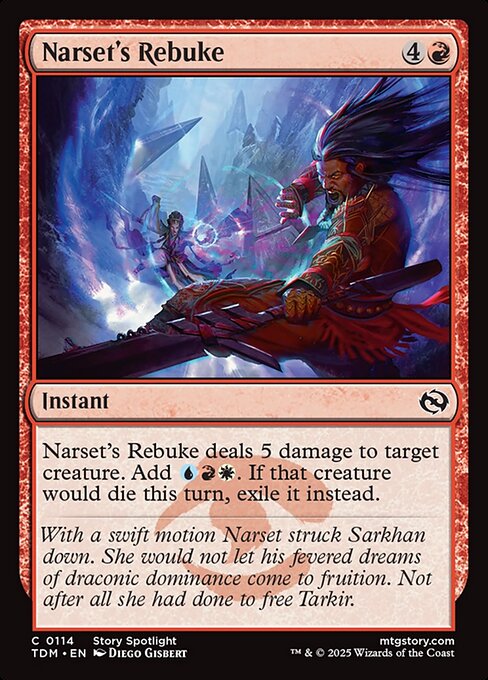 Narset's Rebuke - TDM #114