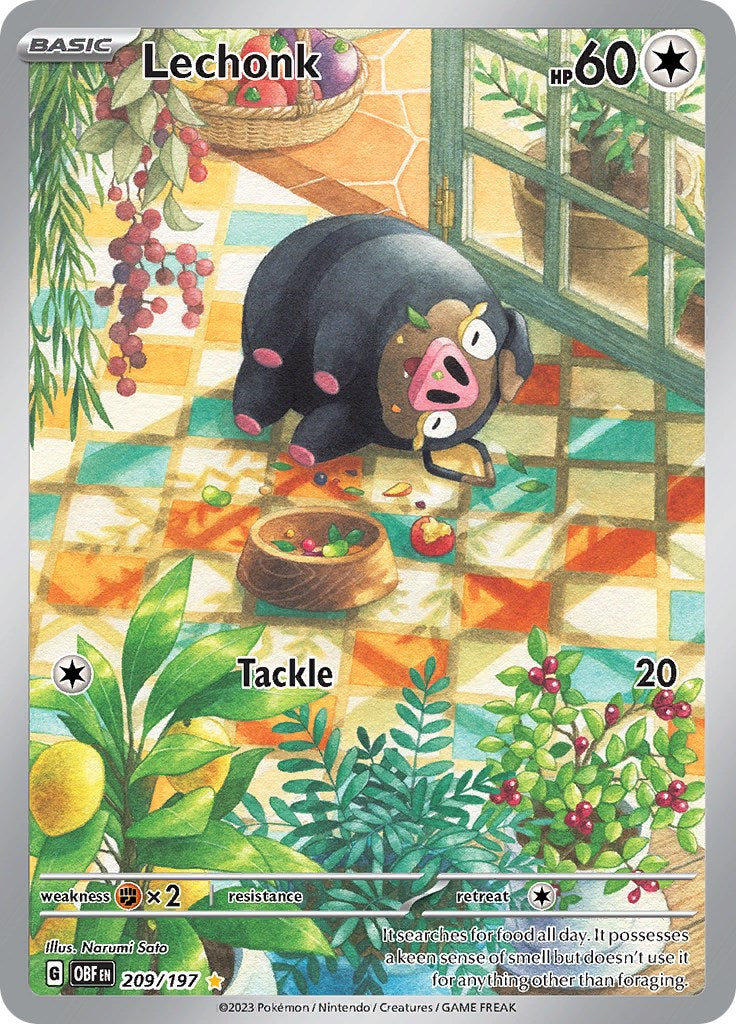 Lechonk - 209/197 - 209/197 (Holo)