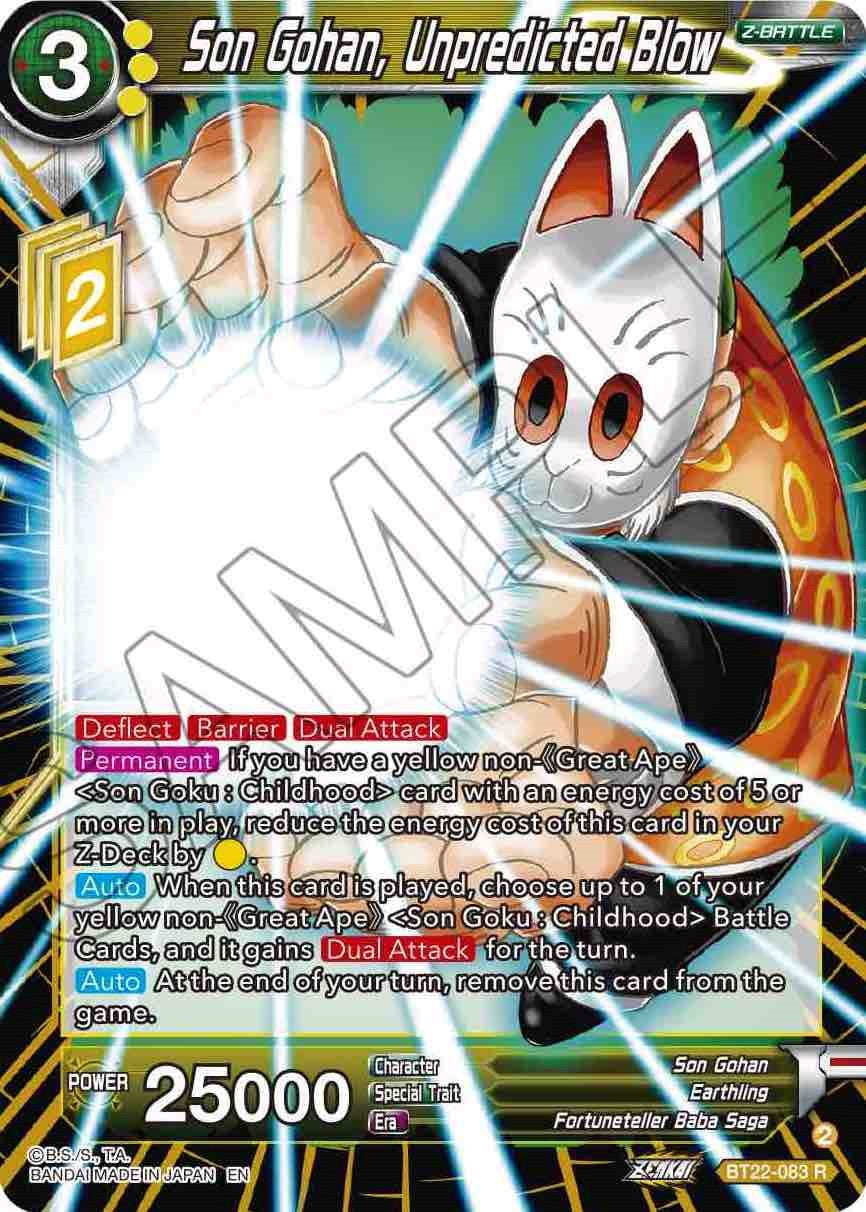 Son Gohan, Unpredicted Blow - BT22-083 (Normal) Near Mint_Normal