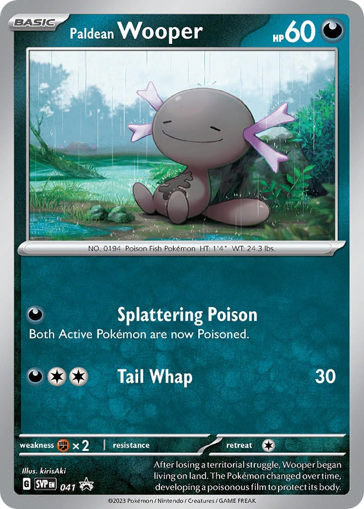 Paldean Wooper - 041 - 41 (Holo)
