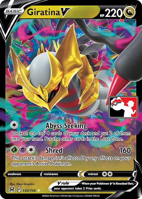 Giratina V - 130/196 (Holo)